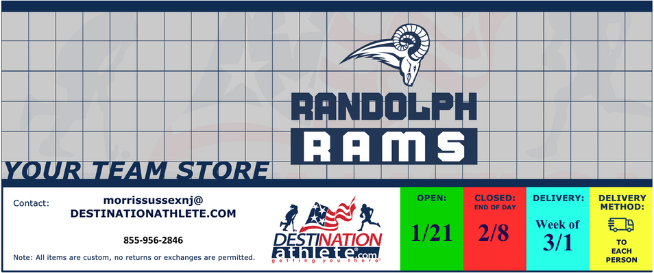 Team Store – Randolph Rams Football