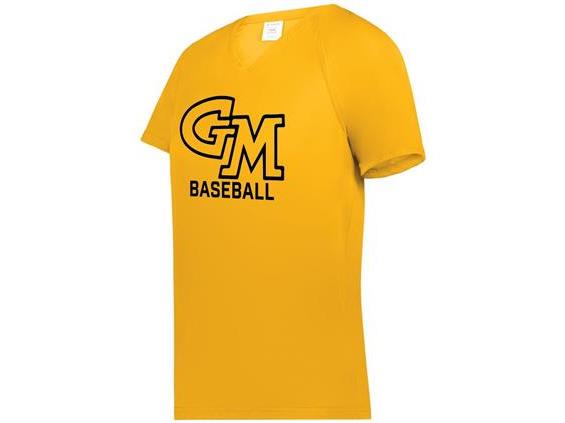 Baseball shirt - Yellow - Ladies