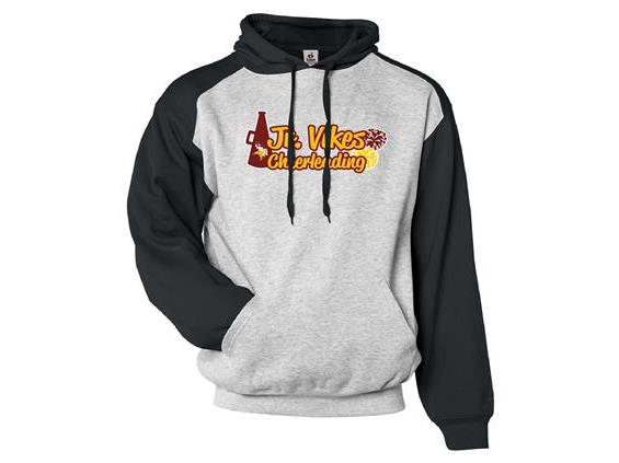 Jr Vikes Cheer Contrast Hoodie