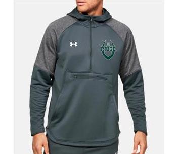 Under Armour Men's Stealth Grey Qualifier Fleece Anorak